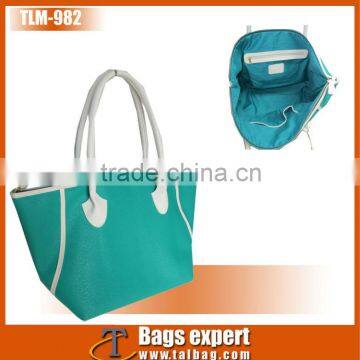 New arrival fashionable PU leather ladies tote bag