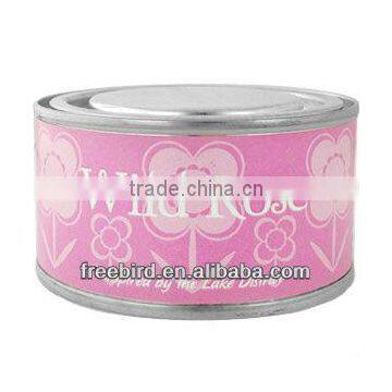 Decorative Scented Tin Candle