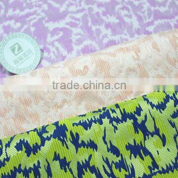 Polyester spandex fabric jacquard