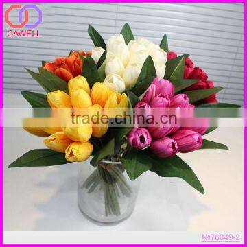 artificial red tulip bouquets