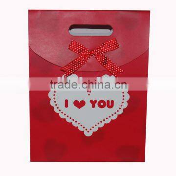 2017 new year packing wholesale wedding gift handbag/paper shopping bag online sale