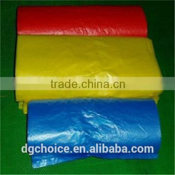 Virgin ldpe material trash bag garbage bag for outdoor bins