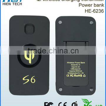 100% Match Samsung Galaxy s6 QI Wireless Charger Power Bank photo-4