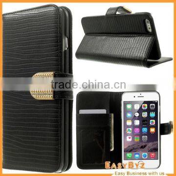 Wallet PU Leather Cases For iPhone 6 Plus PU case With Handfree Design