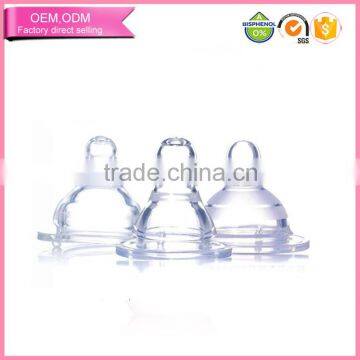 Newborn Accessaries 100% Food Grade Classic Silicone Nipple for Baby Feeding Bottles photo-4