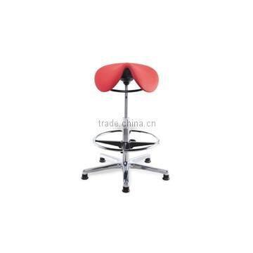 Modern Design Foldable Leather/fabric Saddle Stool photo-3