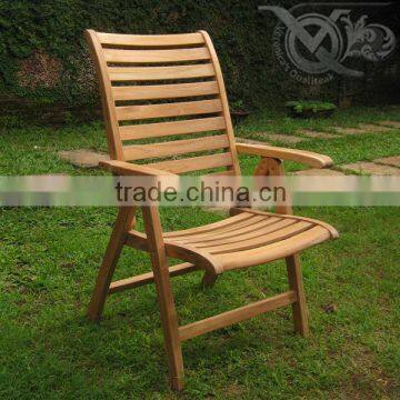 Teak Outdoor Reclining Chairs VRC 014