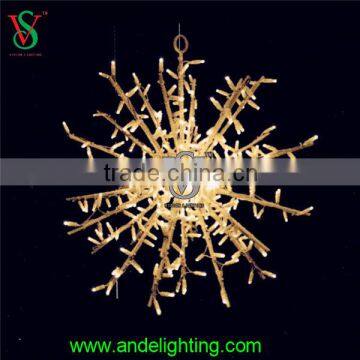 Christmas Outdoor Decoration Lighting Pole Light Decoration Lighted Star photo-3