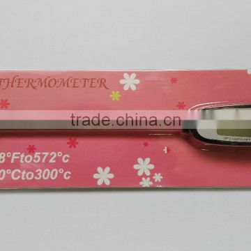 lcd digital thermometer kitchen food probe meat thermometer