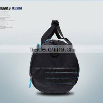 Leather Travel Bag, Pattern Sports Bag With Shoes Compartment photo-6