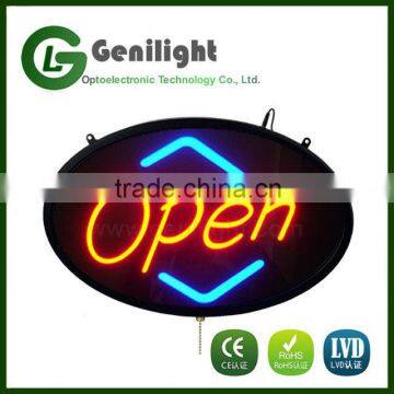 Top Value Eye Catching Flashing LED Ice Cream Open Neon Logo Sign