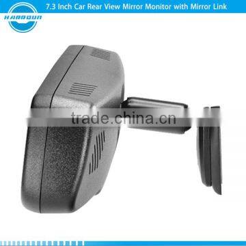 Hot Selling 7.3 Inch Car Rearview Mirror Monitor Full Screen Display With Mirror Link IOS9 and Android Phone photo-6