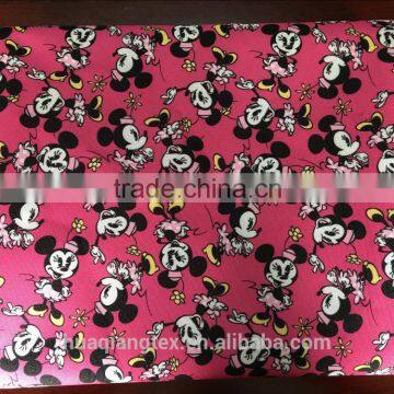 Cute Mickey Minnie Mouse Print Oxford Fabric for School Bag Shopping Bag