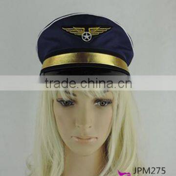 Custom Pilot Cap Airline Captain Hat Uniform Hat Party Cap photo-4