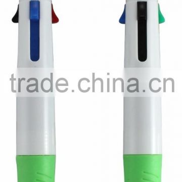 Promotional ball point pen with highlighter, multi function ball pen