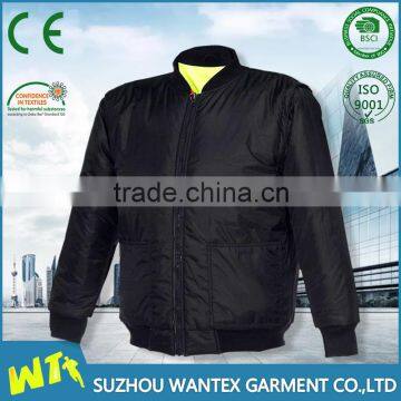 custom black mens waterproof woodland workwear winter work bomber jackets