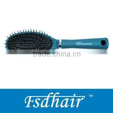 oval paddle hair brush with black cushion