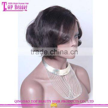 Make You Own 10 Inches Lace Fornt Wigs in Manila #1b Color Partial Lace Front Wig photo-2