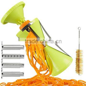 4 blade small spiralr noodle makeing machine spiralizer veggies vegetable cutter slice