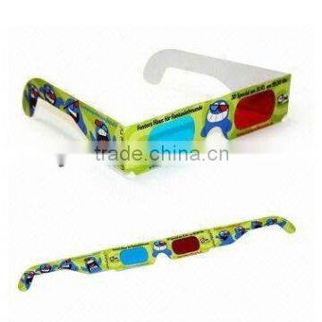 printed paper 3D glasses with customized logo printing