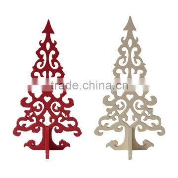 Wooden christmas tree xmas gifts for home decoration on topdesk