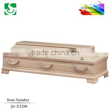 SGS certified Germany style wooden coffin