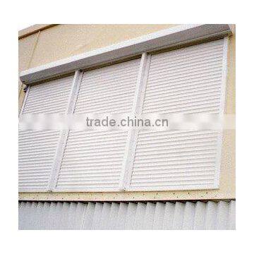 PVC roll shutter window
