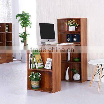 Simple Wooden Horse Like Computer Desk With Bookcase photo-2