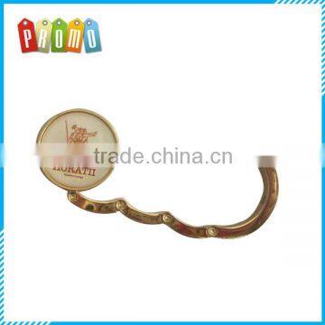 OEM Logo Foldable Metal Purse Hanger For Purse Hanger