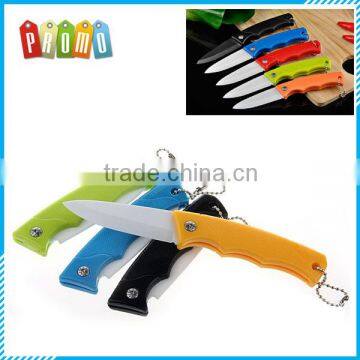 Wholesale folding blade ceramic fruit knife, pocket ceramic knife