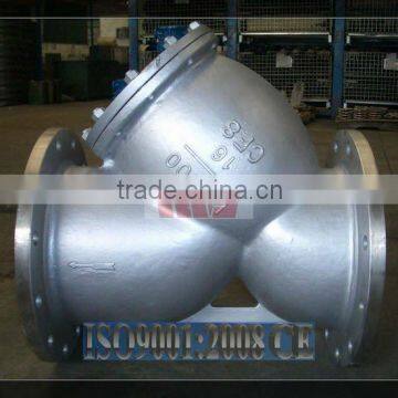 DN32~DN300 PN1.6 Stainless Steel Flanged Y Type Strainer