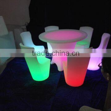 Led Dinning Table Large Diameter 1.1m With a Lots Seats Room