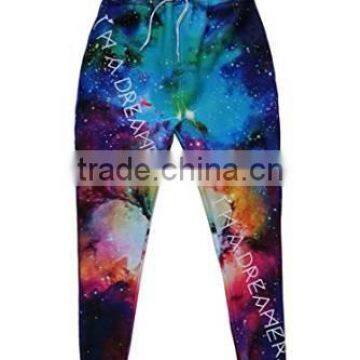 Unisex Emoji Joggers Sweatpants Trousers Galaxy blue Sportswear pants gym sport