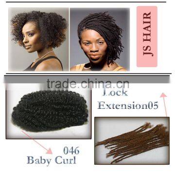 LOCK HAIR EXTENSIONS 1# IN STOCK - 16 INCH HUMAN HAIR LOCK EXTENSIONS IN STOCK