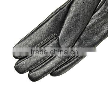 Fashion Lady Driving Sheepskin Leather Gloves photo-4