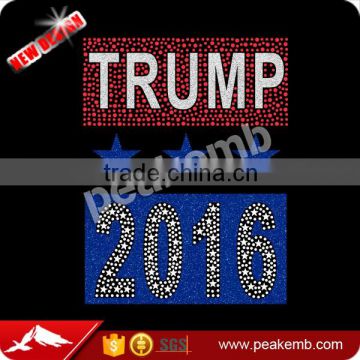 Hot Sale Trump 2016 Wholesale T Shirt Vinyl Transfer Custom Design