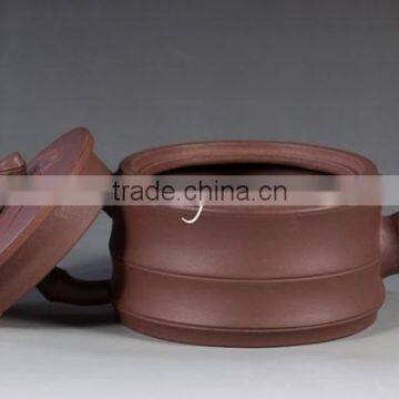 Bian Zhu Hu Bamboo Shape Yixing Purple Clay Teapot photo-3