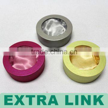 Custom Design Bangle Bracelet Jewelry Box Small Clear Lid Round Bracelet Box photo-5