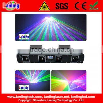 RGB UV 4-Head Lazer Light DJ Stage Effect Lighting