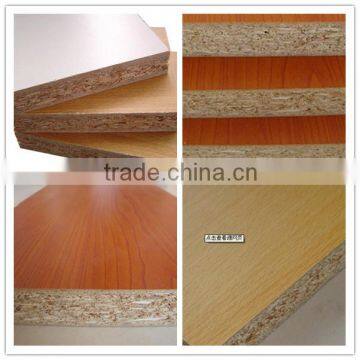 18mm particle board,E1/E2 grade for making furnitures ,for deocration and room constructions