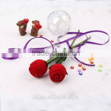 Rose Shaped Luxury Ring Box, Wholesale Custom Ring Boxes