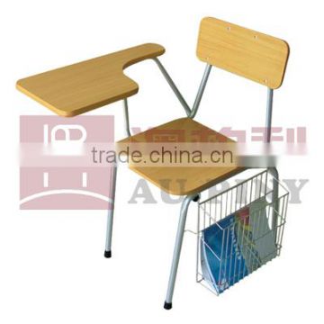 Wooden Sketching Chair,Chair with writing board,conference chair