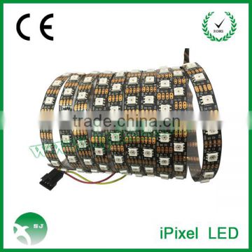 weatherproof dotstar apa102c 60 black pcb smd 5050 rgb led strip 5v