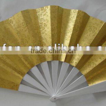 newest advertising wooden with paper fan