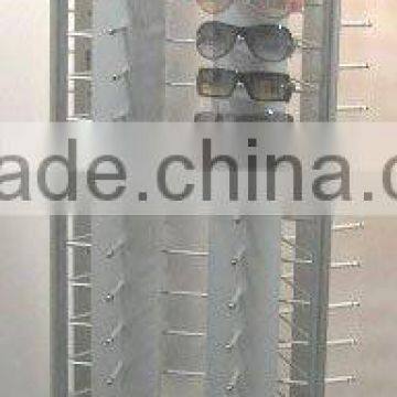 floor sunglasses display stand;revolving eyeglasses display rack;spectacles display shelf