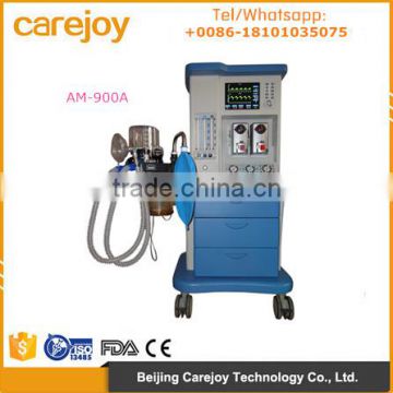 CE certified 10.4 inch color TFT screen Trolley Anesthesia Machine with dual Evaporator 900A