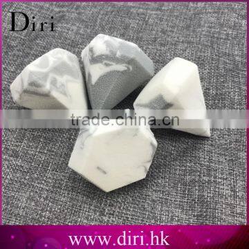 Hot Sale Marbling Diamond Shape Makeup Blender Sponge Multi-use Face Foundation Makeup Sponge Egg