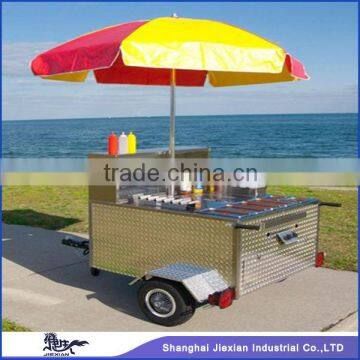 JX-HS120D Popular Mini Hot Dog Trailer Stainless Steel photo-2