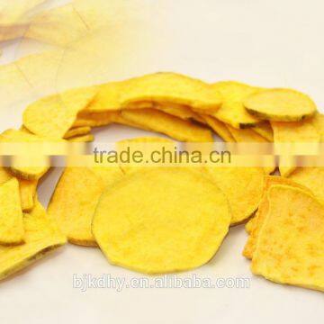 yellow Sweet potato crisps healthy snacks