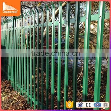 china 10 years factory ASO iso 9001 quality greater strength 'w' profile palisade fencing for garde